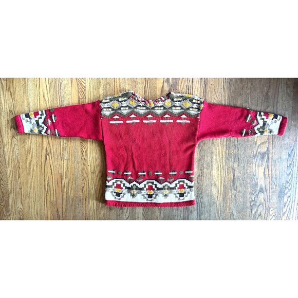 Vintage Chaus Sport Canoe Paddle Preppy Pullover Wool Sweater   Mens Size Medium - Picture 6 of 9